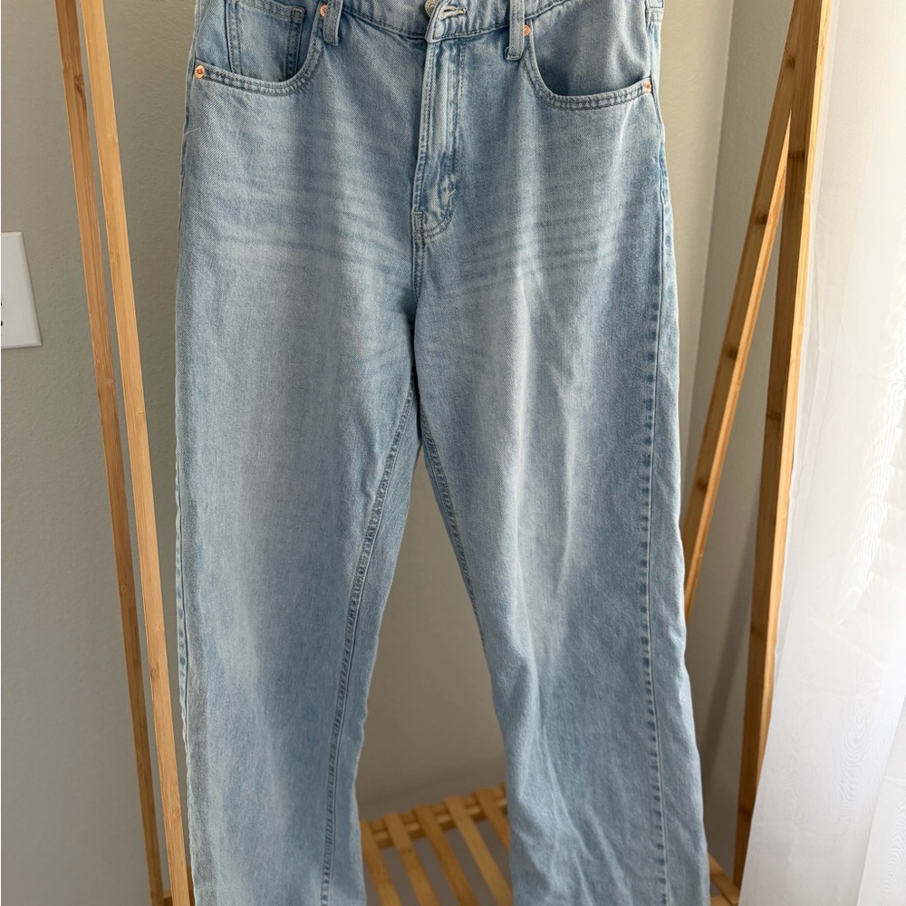 Lucky Brand Womans Light Blue Straight Jeans